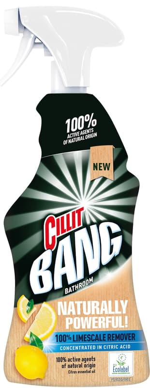Cillit bang naturally powerful against limescale