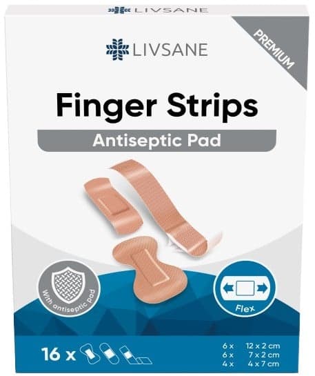 LIVSANE Finger plasters 16pcs