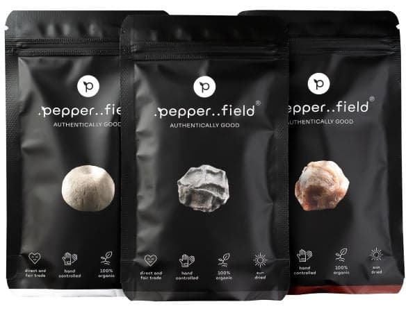 .pepper..field - Kampotský pepř černý, červený a bílý - STANDARD