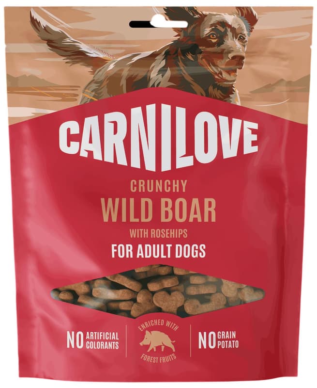 Carnilove Dog Crunchy snack wild boar with rosehips