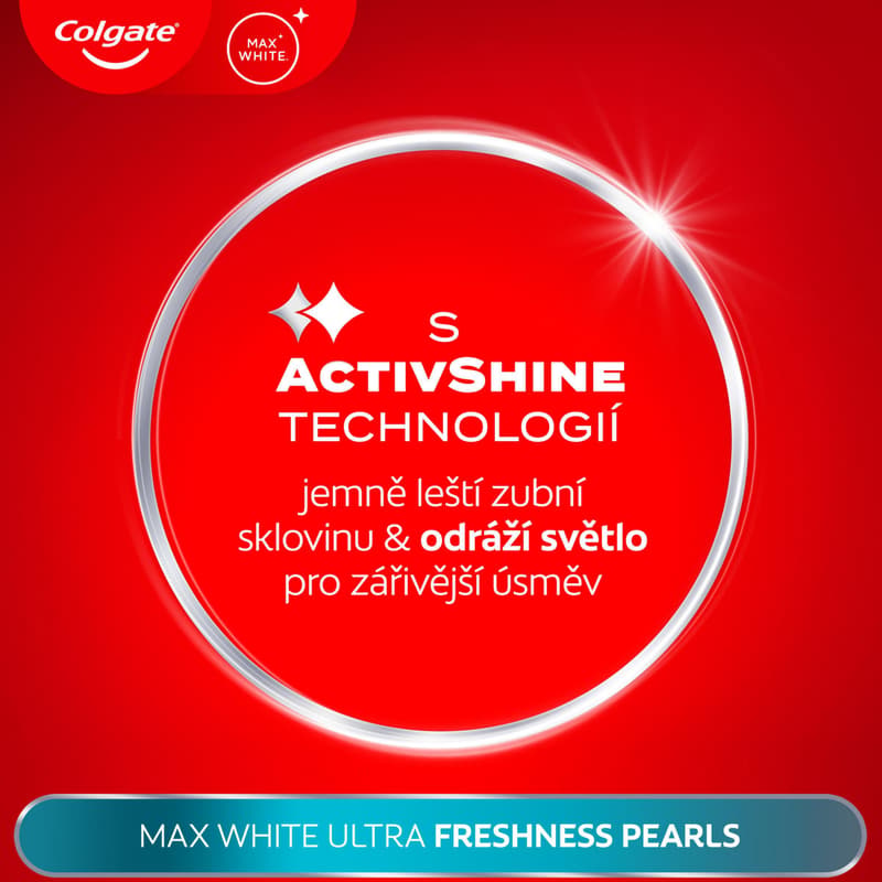 Colgate Max white Ultra fresh pearls whitening toothpaste