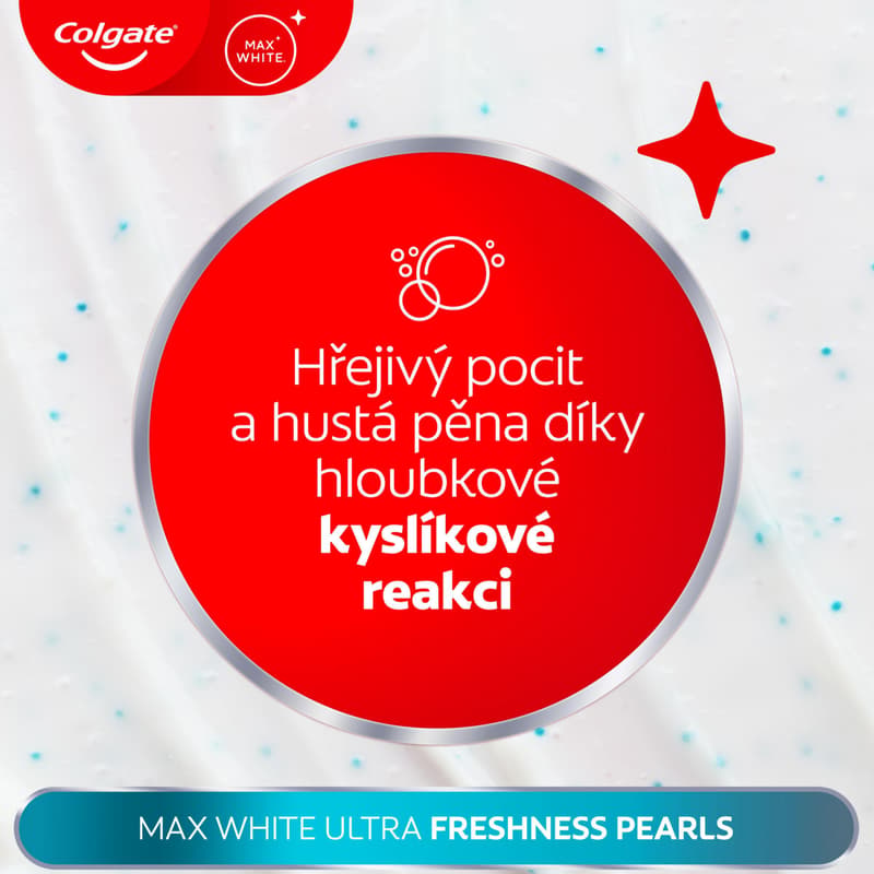 Colgate Max white Ultra fresh pearls whitening toothpaste