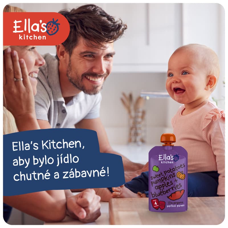 Ella's Kitchen BIO Batáty, dýně a jablko
