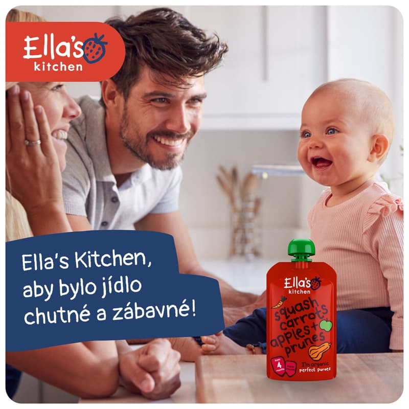 Ella's Kitchen BIO Dýně, mrkev, jablko a švestka