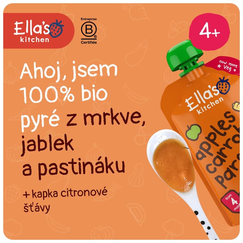 Ella's Kitchen BIO Carrot, apple and parsnip