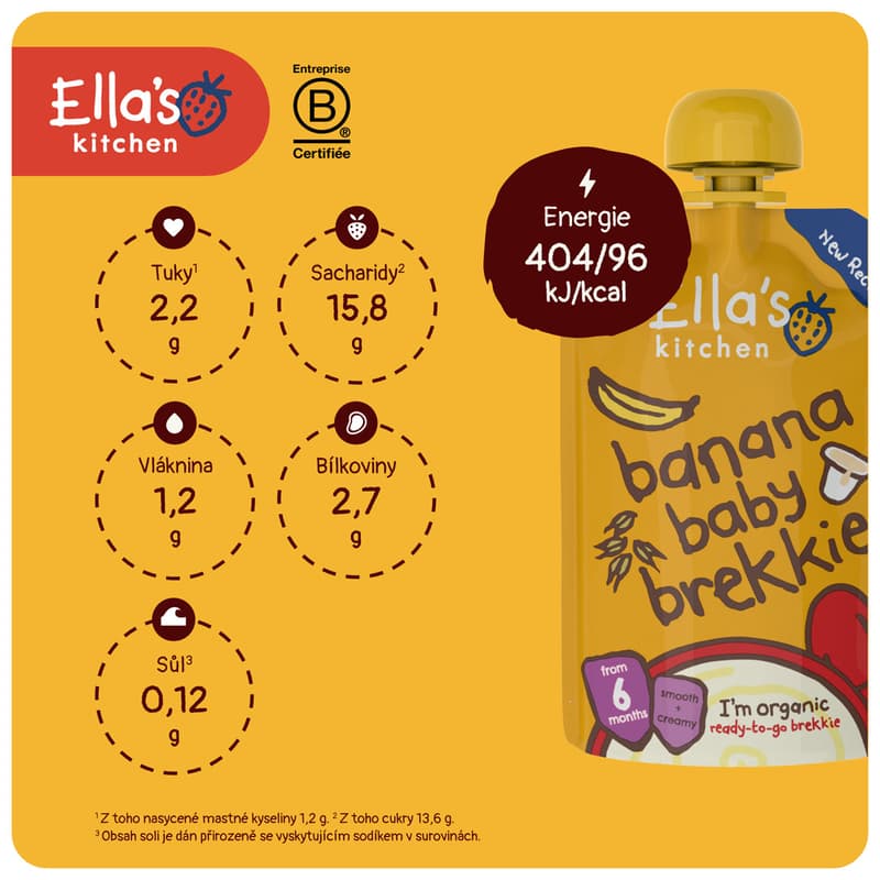 Ella's Kitchen BIO Breakfast banana and yogurt