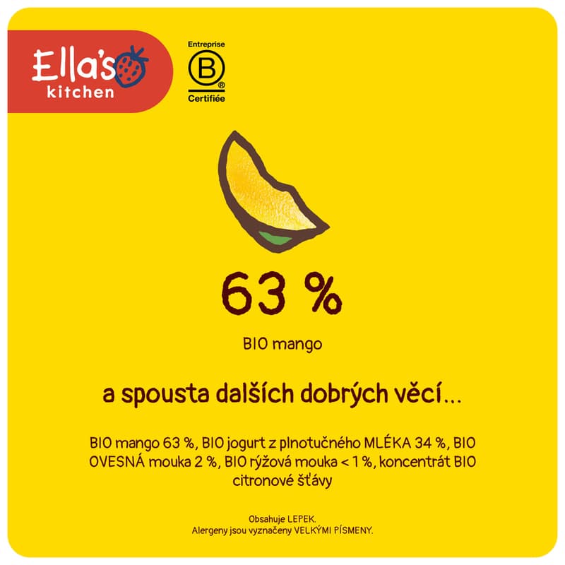 Ella's Kitchen BIO Breakfast mango and yogurt