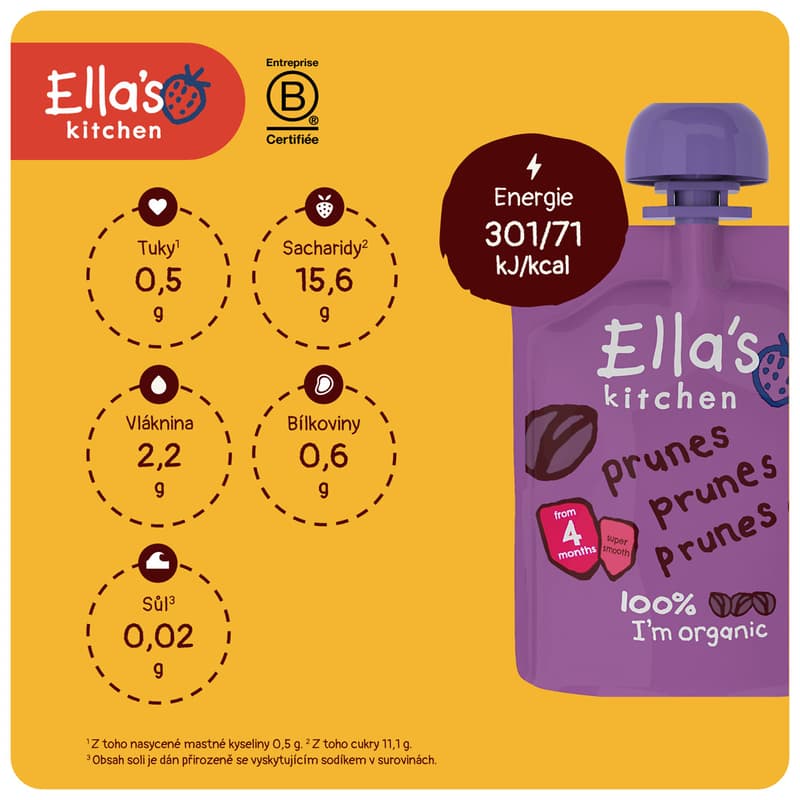 Ella's Kitchen BIO Švestková svačinka