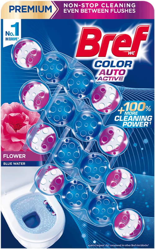 Bref Color Aktiv Flower WC blok