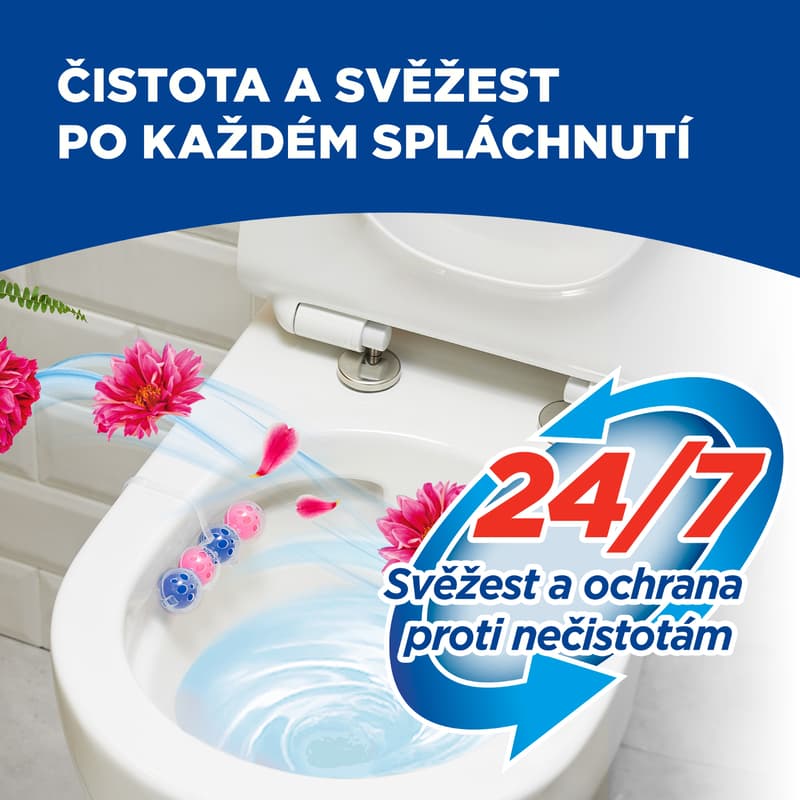 Bref Power Aktiv Flower WC blok