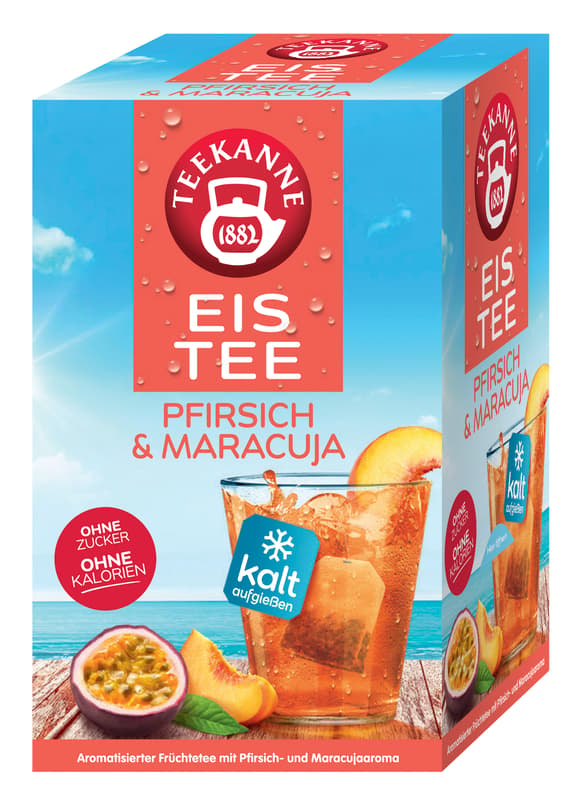 Teekanne Eistee Peach & Maracuja