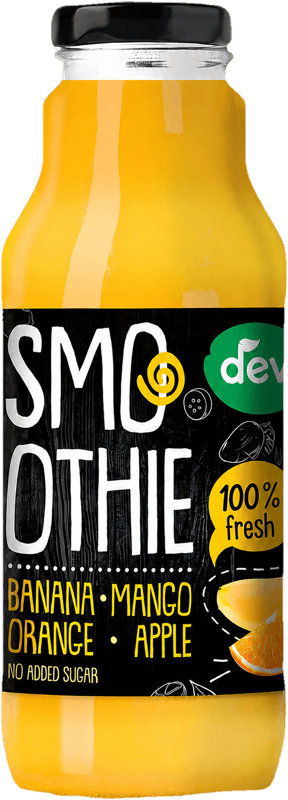 Deva Smoothie banán, mango, pomeranč, jablko sklo