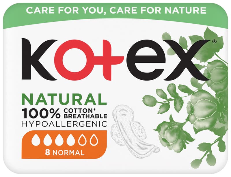 Kotex Natural Normal pads