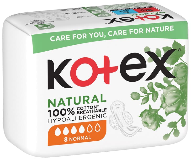 Kotex Natural Normal pads
