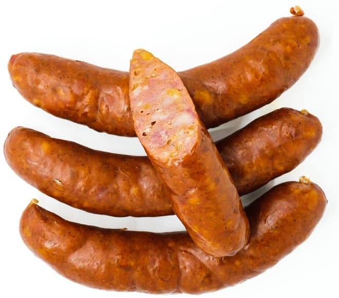 Maso Klouda Sausages with cheddar and chilli