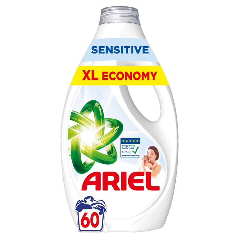 Ariel Sensitive washing gel (2,7 l)
