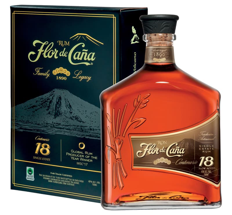 Flor de Caña 18YO GB 40 % vol. gift pack