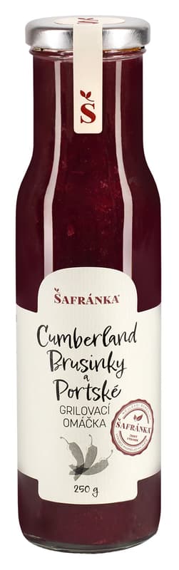 Šafránka Cumberland brusinky a Portské grilovací omáčka