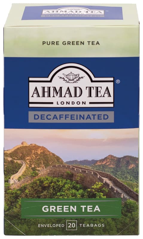 Ahmad Tea Zelený čaj bez kofeinu (20x1,5g)