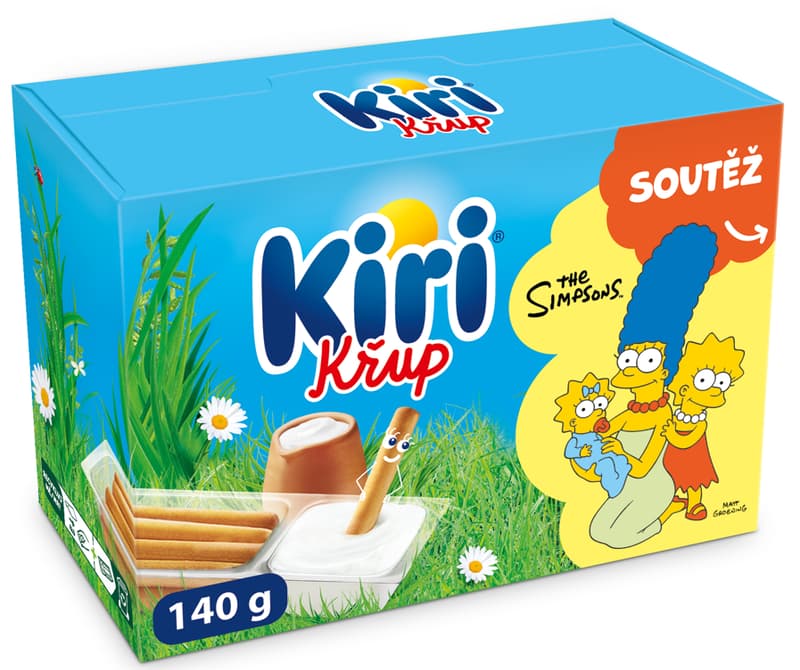Kiri Křup Tavený sýr a trvanlivé pečivo family pack 4×35 g