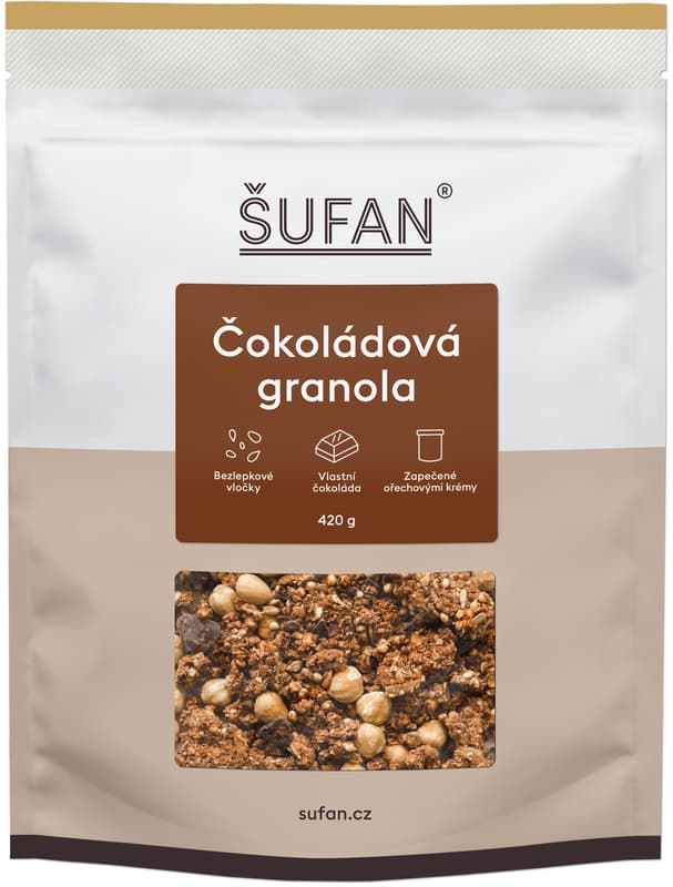 Šufan Granola čokoládová bez lepku