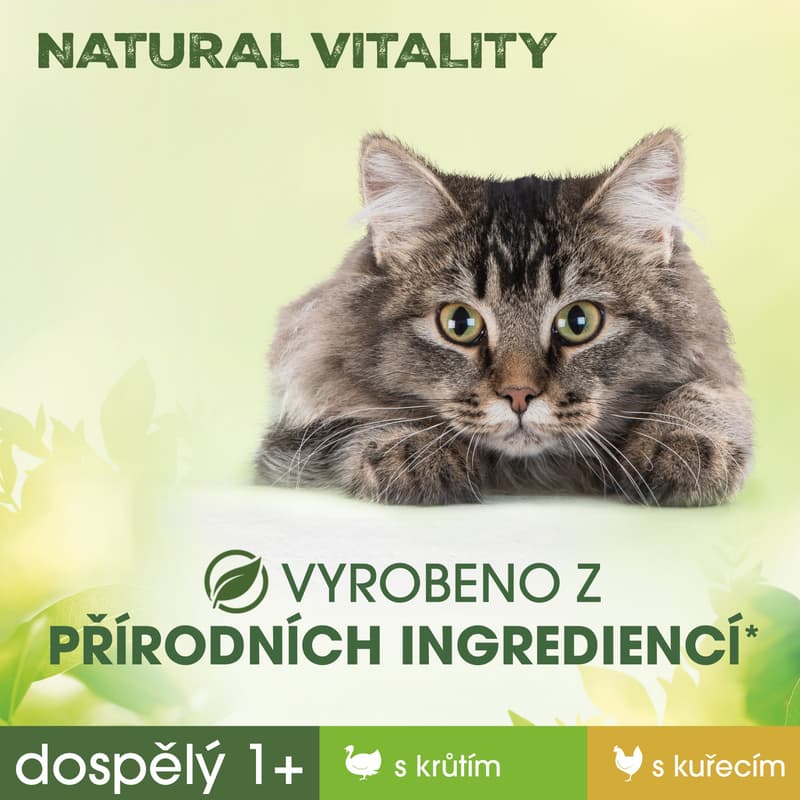 Perfect Fit Natural Vitality Kapsičky s krůtím a kuřecím pro dospělé kočky (6×50 g)