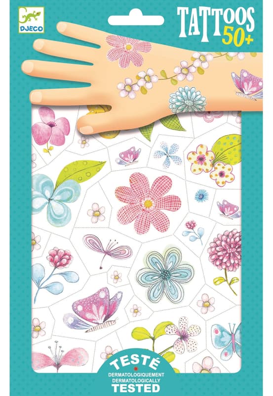 DJECO Tattoo flowers