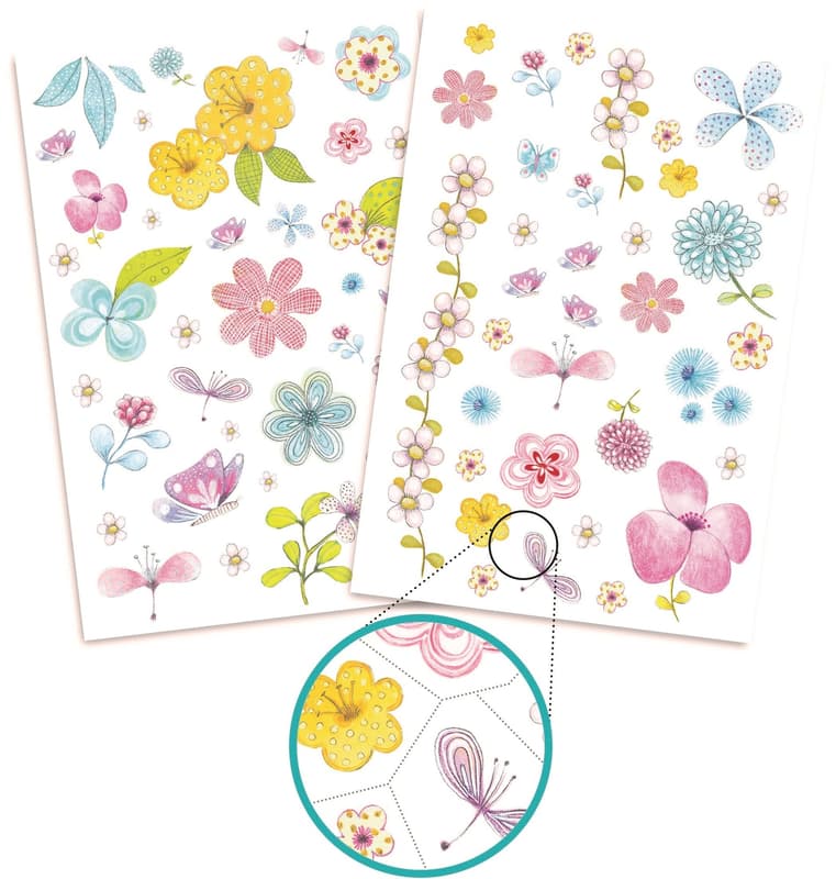 DJECO Tattoo flowers