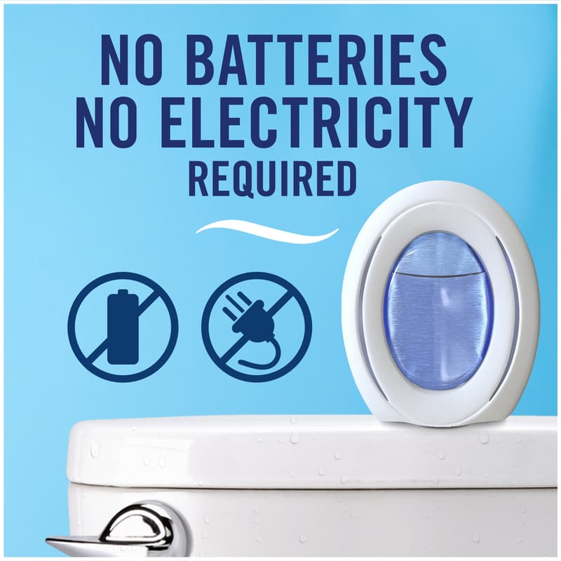 Ambi Pur Bathroom, Continuous Air Freshener Odour Elimination & Prevention, Spring Awakening 2 Count