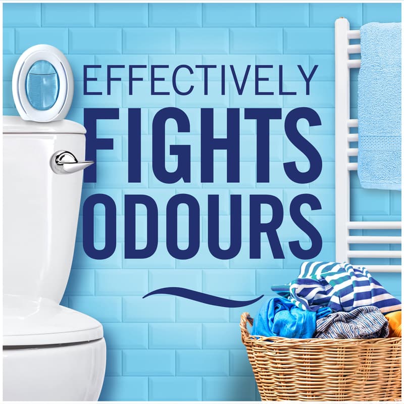 Ambi Pur Bathroom, Continuous Air Freshener Odour Elimination & Prevention, Spring Awakening 2 Count