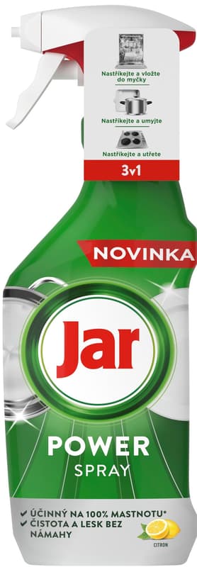 Jar Power Spray 3 in 1 for grease with a lemon scent