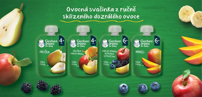 Gerber Organic BIO Kapsička mango