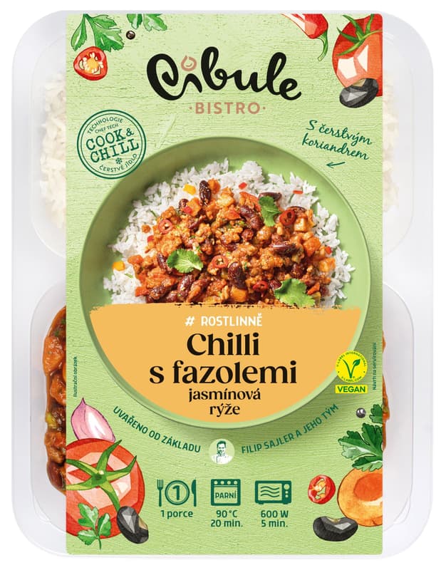 Cibule Bistro #vegetable Chilli with beans, jasmine rice
