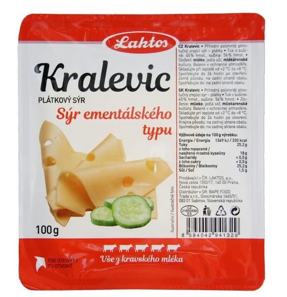 Laktos Kralevic slices