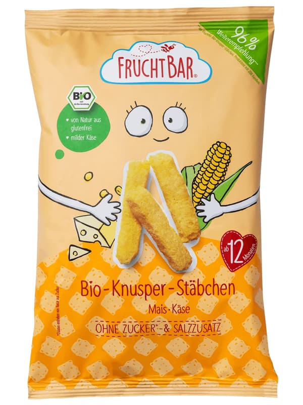 FruchtBar Extruded Corn Snack - Cheese