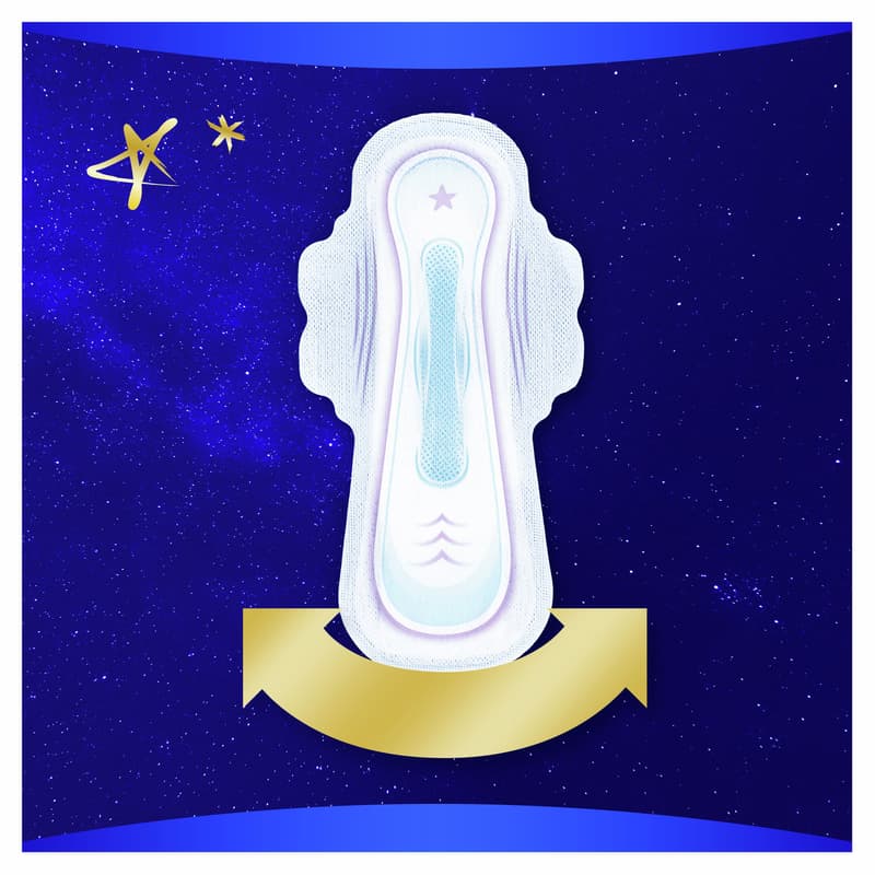Always Ultra Secure Night Sanitary pads with wings