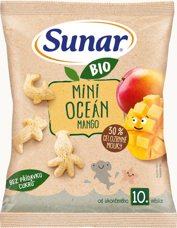 Sunar BIO Baby crisps mini ocean mango