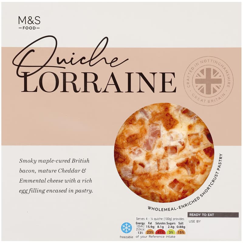 Marks & Spencer British Bacon Savory Pie (frozen)