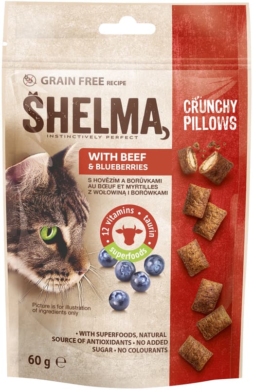 Shelma Grain-free cat pads beef and blueberry
