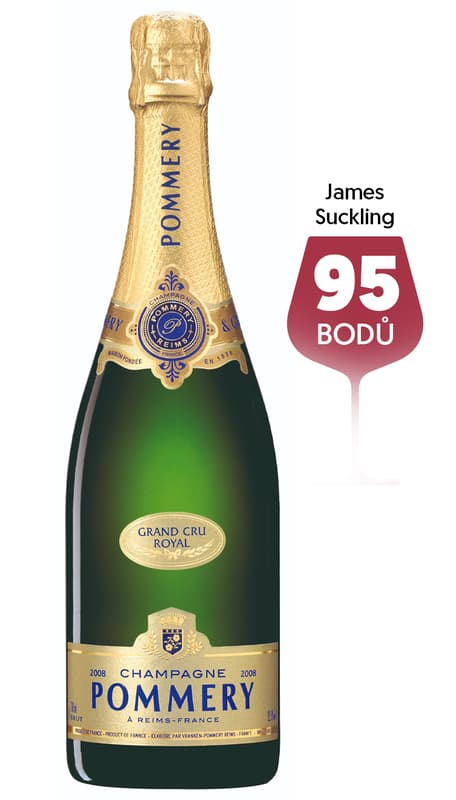 Champagne Pommery Grand Cru Royal brut Gift box, limited edition
