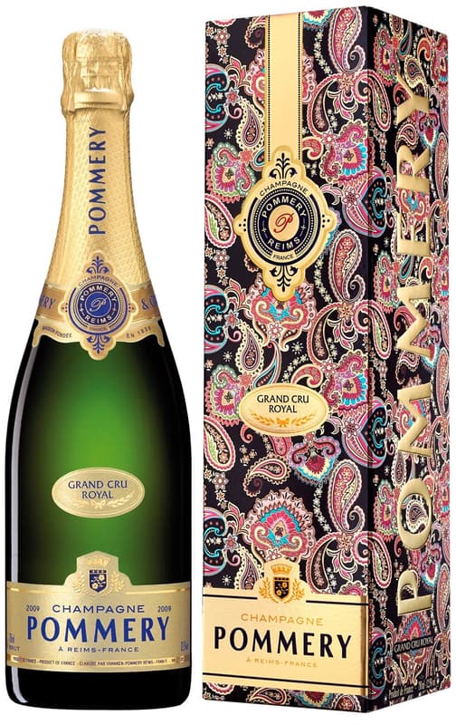 Champagne Pommery Grand Cru Royal brut Gift box, limited edition