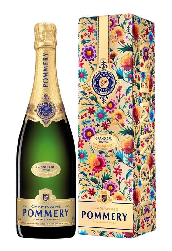 Champagne Pommery Grand Cru Royal brut Gift box, limited edition