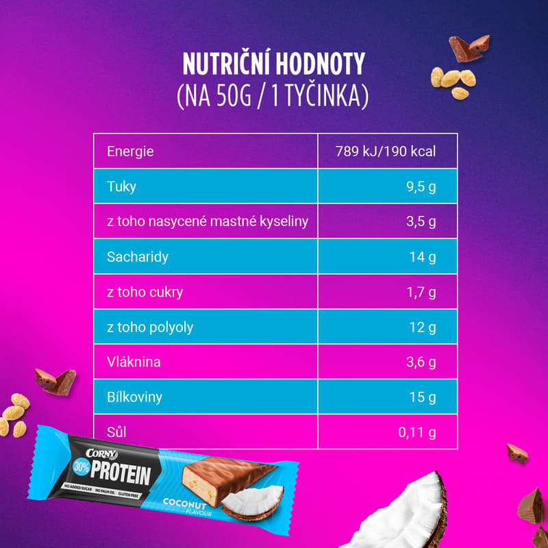 Corny Protein bar 30%  coconut