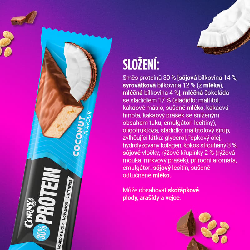 Corny Protein bar 30%  coconut