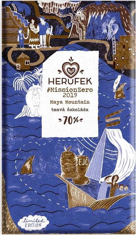 Herufek BIO #MissionZero 2019 single origin dark chocolate 70%