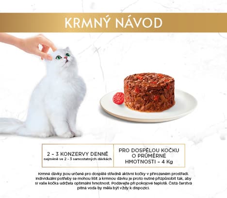Gourmet Gold Savory cake with beef for cats