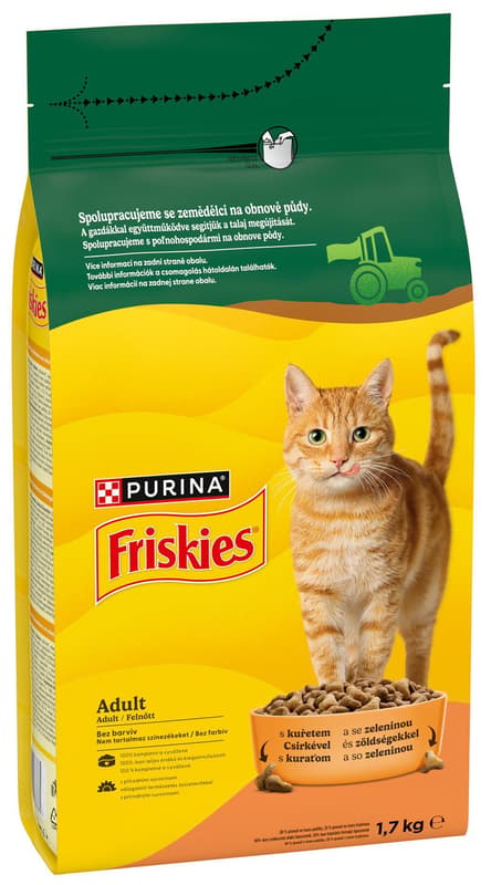 Friskies Granule pro kočky kuře