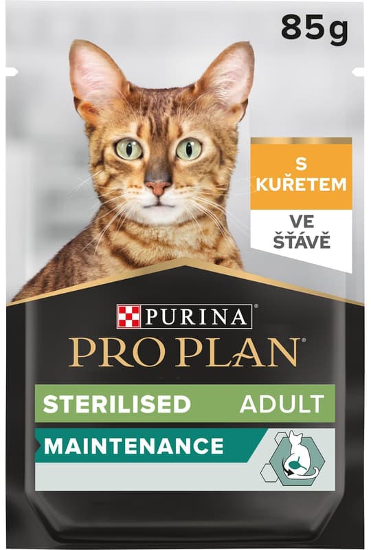 Pro Plan Sterilised kapsička pro kočky kuře ve šťávě