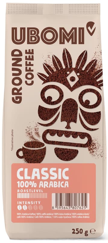 Ubomi Classic 100% Arabica RFA Ground coffee