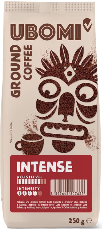 Ubomi Intense RFA Ground coffee